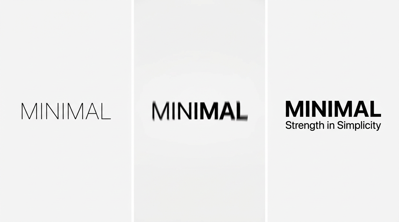 The Typography Weight Dance