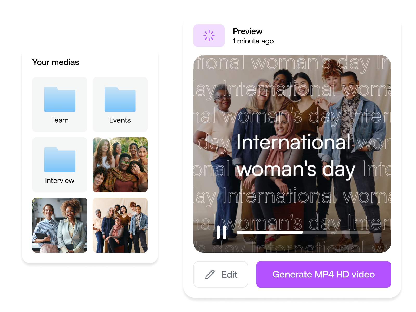 Create Personalized Invitation Videos with Customizable Templates