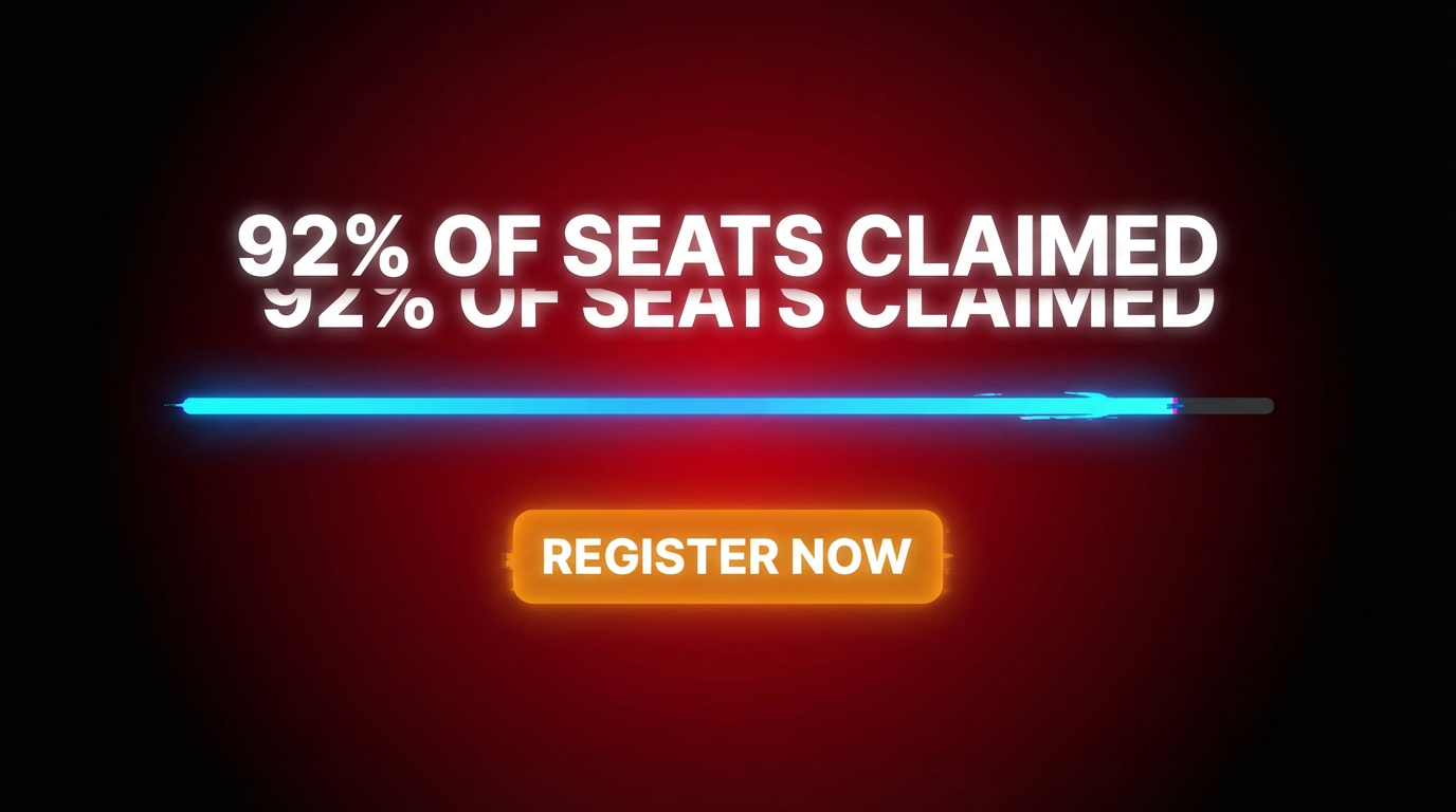 The "Limited Seats" Alert